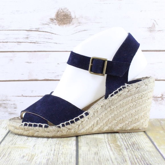 Soludos Shoes - SOLUDOS Ankle Strap Open Toe Wedge Sandals Size 9